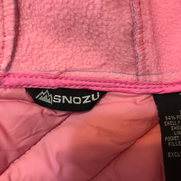 Snozu Girls Sweater Large Blue Pink - Picture 12 of 13